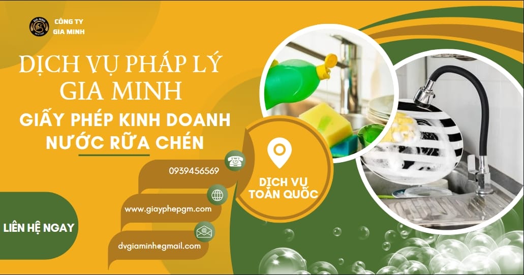 Thành lập công ty hóa mỹ phẩm có bao gồm nước rửa chén không?