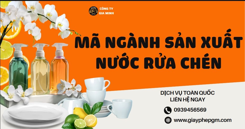 Quy trình đăng ký hộ kinh doanh sản xuất nước rửa chén

