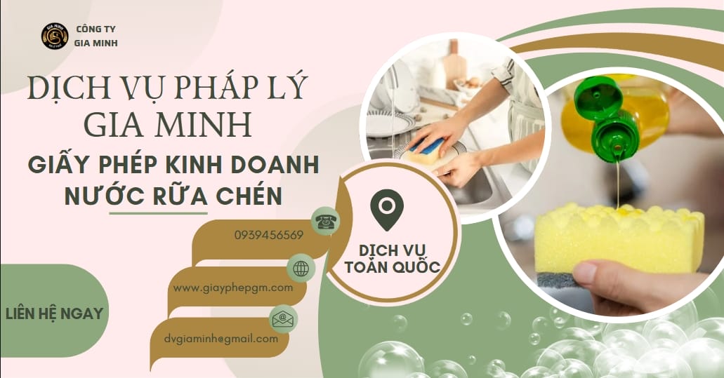 Hộ kinh doanh nước rửa chén có cần giấy phép không? Tư vấn đầy đủ và chính xác 2025