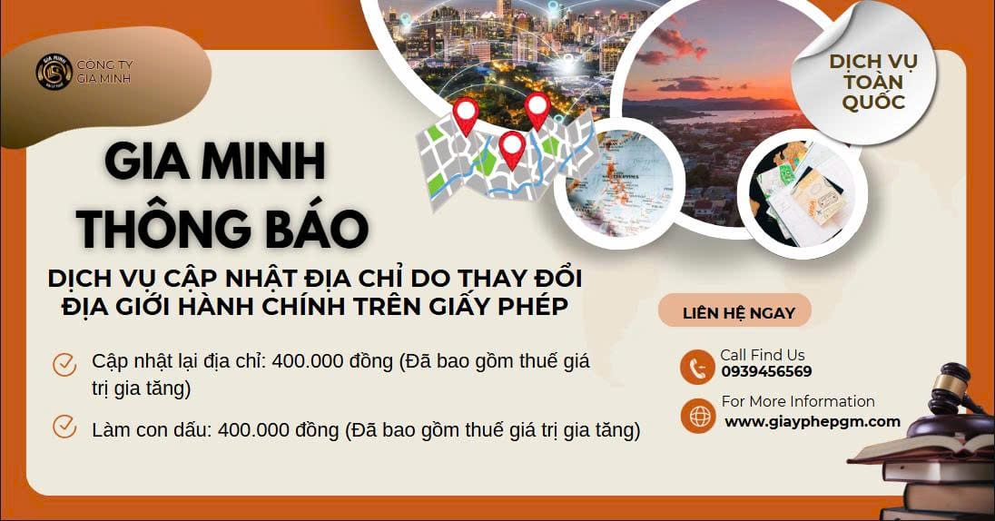 Hồ sơ thay đổi trụ sở công ty theo quy định mới nhất 8 Dịch vụ thay đổi địa chỉ công ty trọn gói