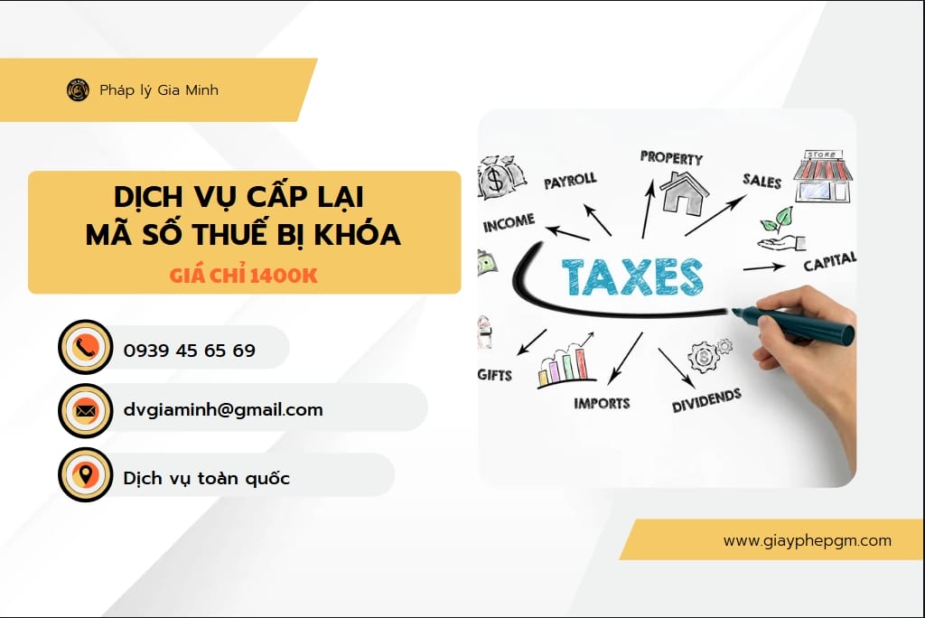 Doanh nghiệp bị khóa mã số thuế: Có thể thành lập mới được không?