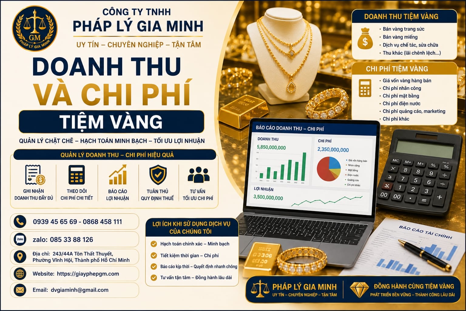 Hạch toán doanh thu – chi phí tiệm vàng theo đúng quy định mới nhất 2025 13 Doanh thu và chi phí tiệm vàng