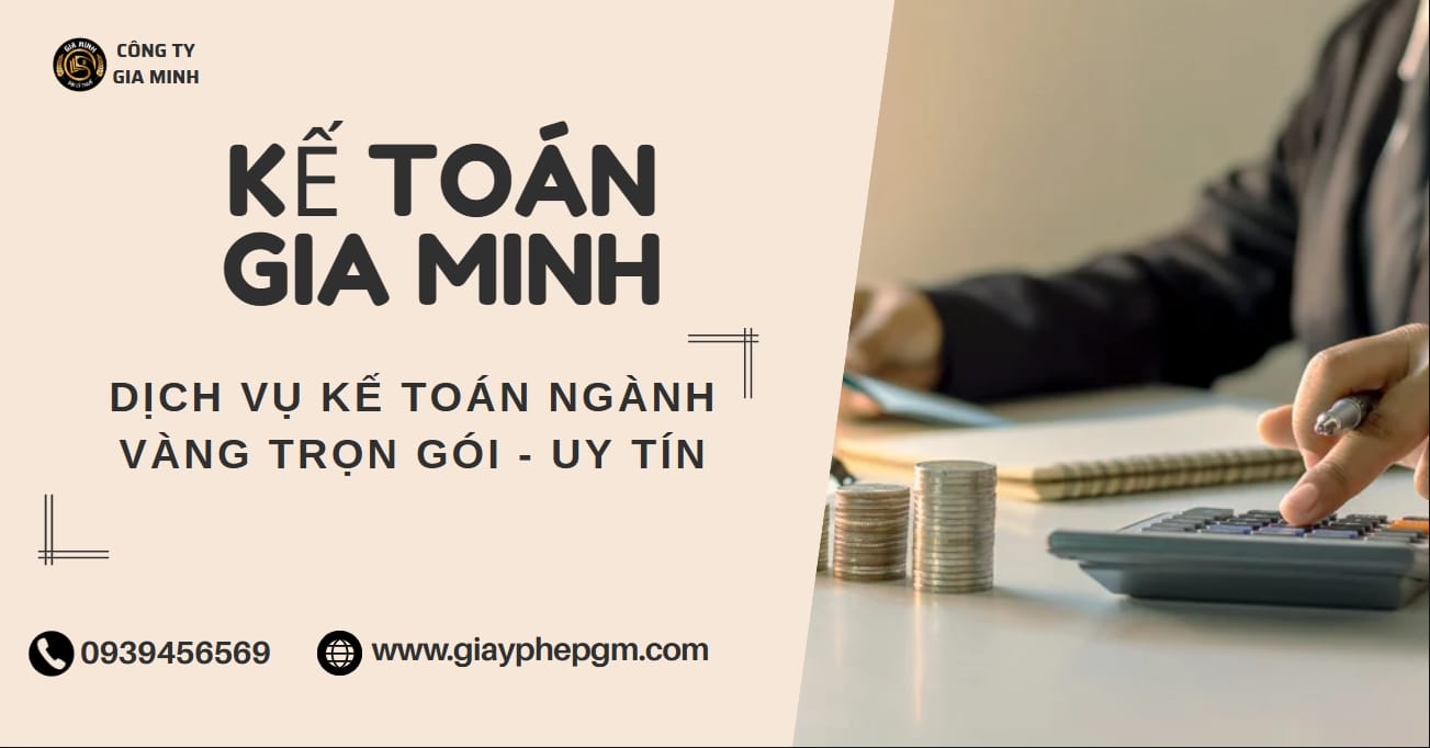 Hạch toán doanh thu – chi phí tiệm vàng