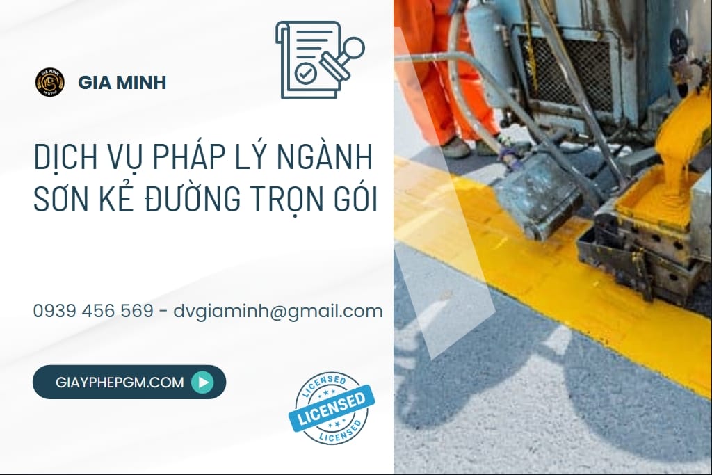 Điều kiện pháp lý khi thực hiện sơn kẻ đường giao thông