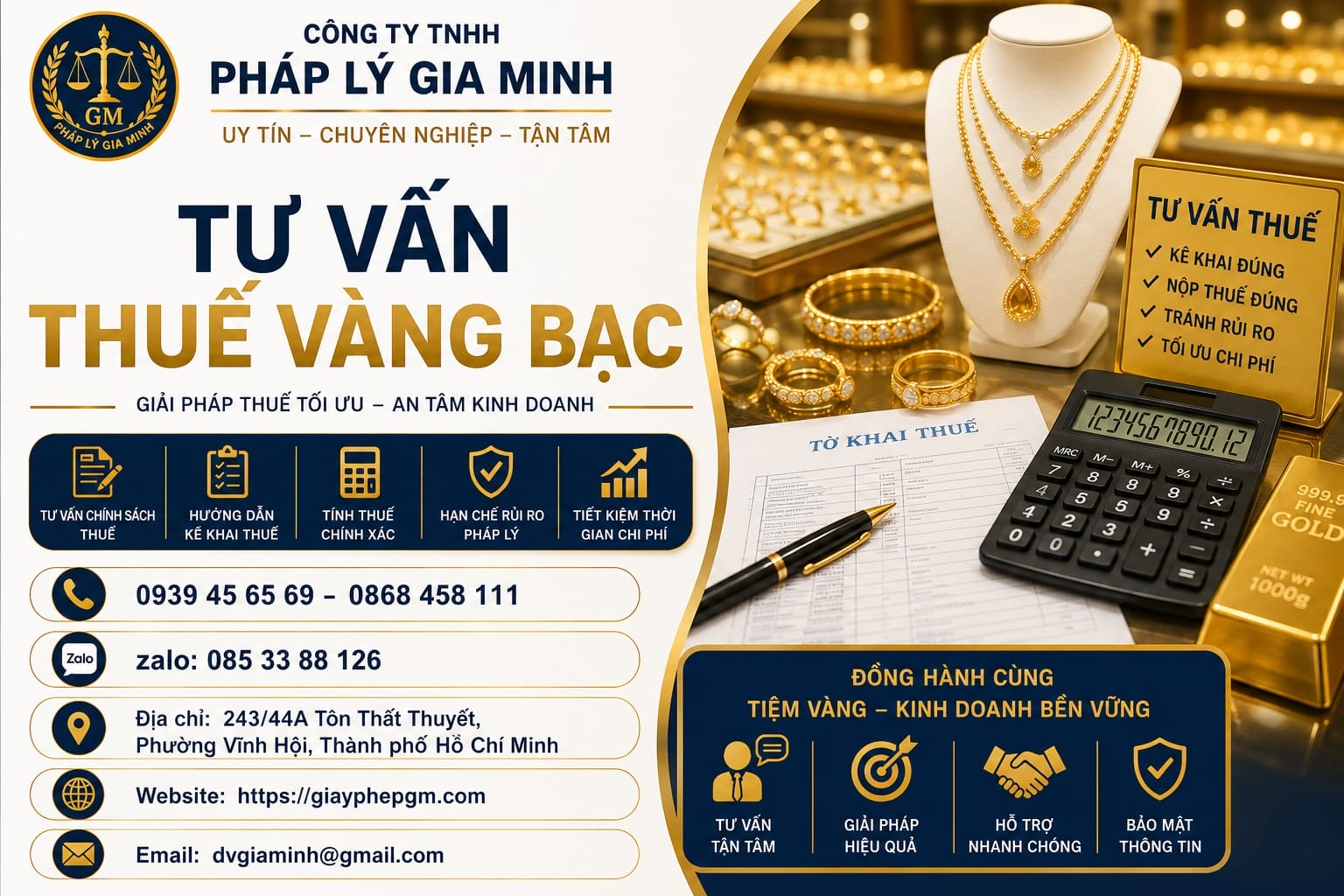 Kế toán thuế cho tiệm vàng: Những lưu ý không thể bỏ qua để tránh sai sót thuế 15 Tư vấn thuế vàng bạc