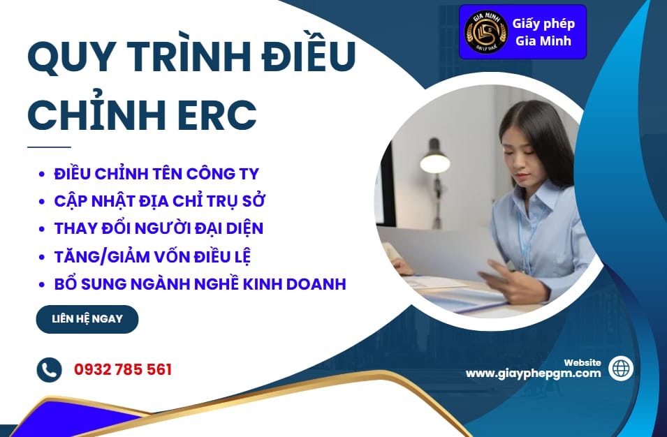 Điều Chỉnh Giấy Chứng Nhận Đăng Ký Doanh Nghiệp – Hướng Dẫn Mới Nhất 2025 5 Quy trình thủ tục điều chỉnh Giấy chứng nhận đăng ký doanh nghiệp