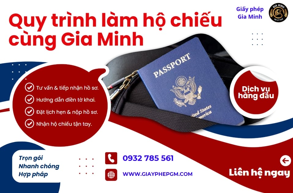 Cấp lại hộ chiếu bị mất hỏng hướng dẫn