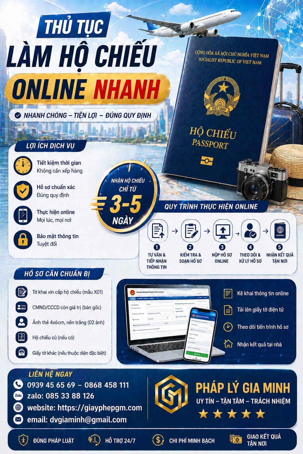 Công ty dịch vụ gia hạn passport nhanh