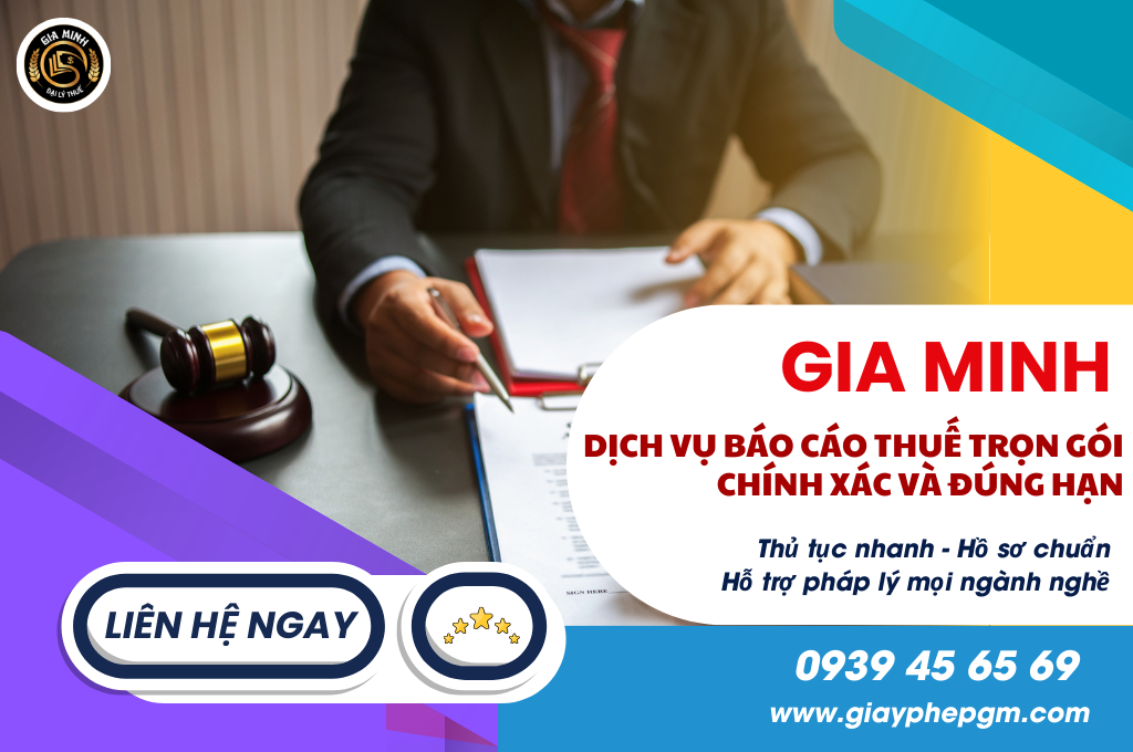 Dịch vụ báo cáo thuế trọn gói chuyên nghiệp – Hỗ trợ doanh nghiệp an toàn pháp lý