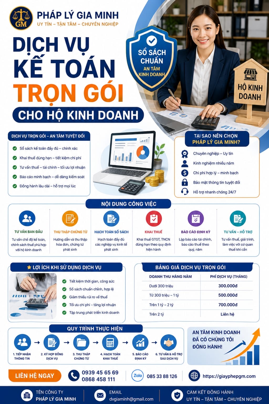 Dịch vụ kế toán trọn gói cho hộ kinh doanh 11 Dịch vụ kế toán trọn gói cho hộ kinh doanh