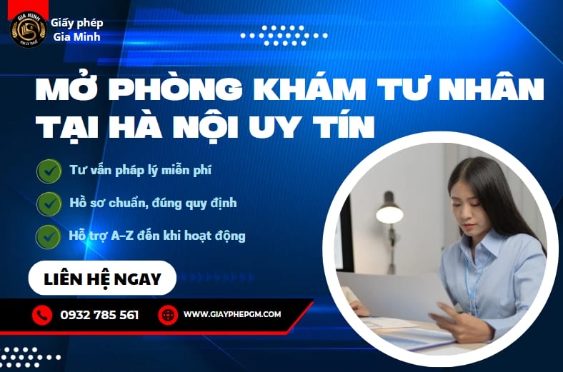 Dịch vụ mở phòng khám tư nhân Gia Minh