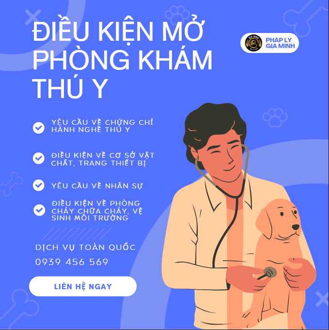Điều kiện mở phòng khám thú y tại Việt Nam