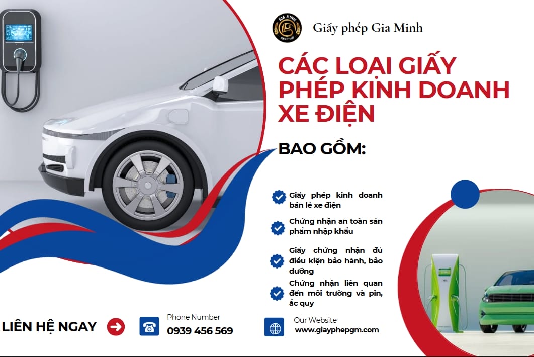 Giấy phép kinh doanh xe điện, xe máy điện