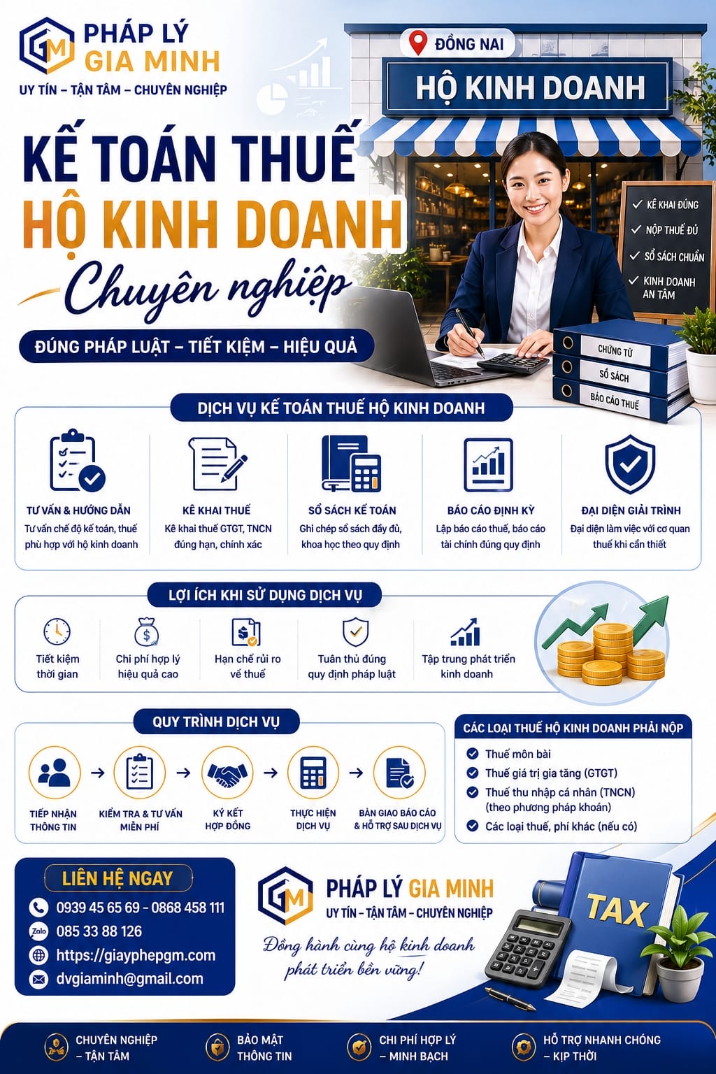 Dịch vụ kế toán trọn gói cho hộ kinh doanh 12 Kế toán thuế hộ kinh doanh chuyên nghiệp