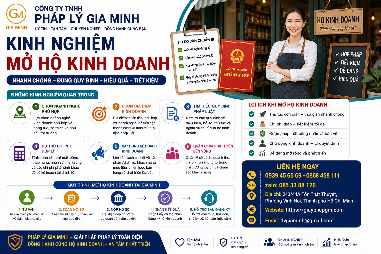 Kinh nghiệm mở hộ kinh doanh