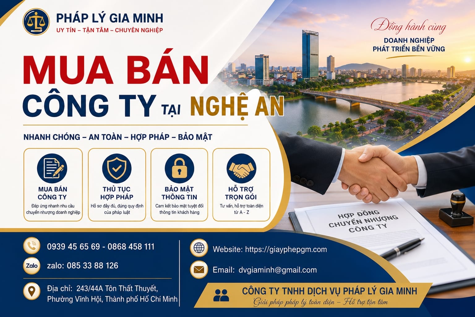 Mua bán công ty tại Nghệ An