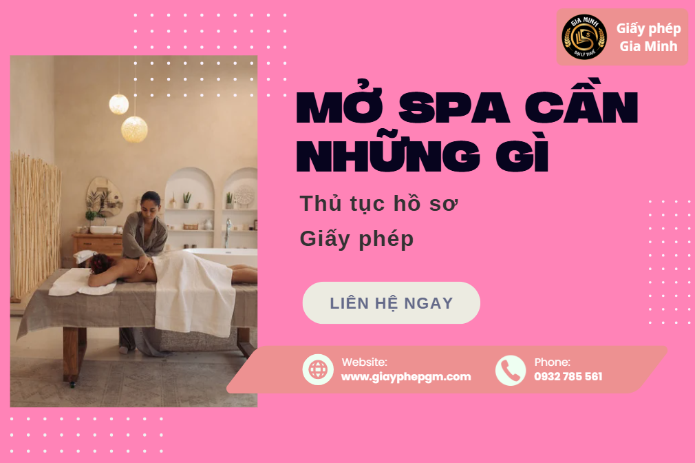 thủ tục đăng ký kinh doanh spa chi tiết