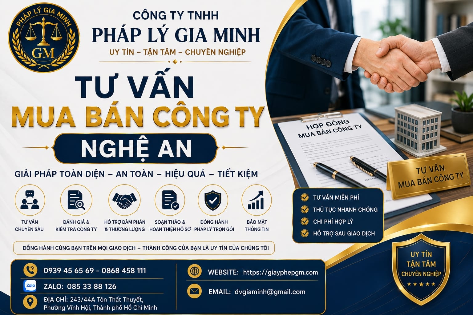 Tư vấn mua bán công ty Nghệ An
