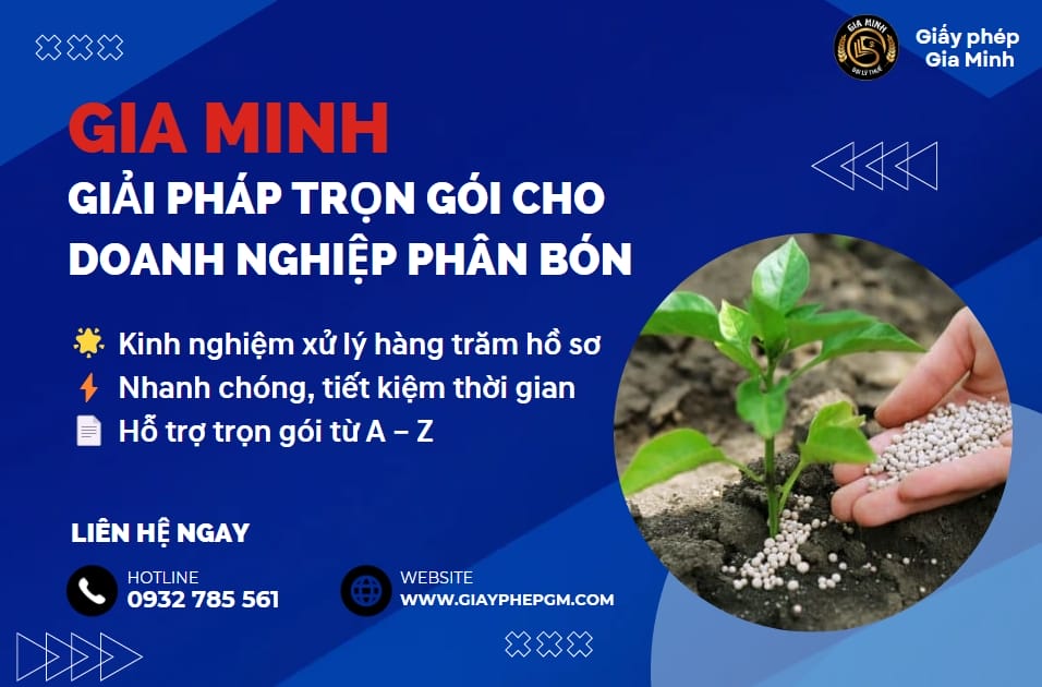 Dịch vụ hỗ trợ xin Giấy chứng nhận đủ điều kiện buôn bán phân bón