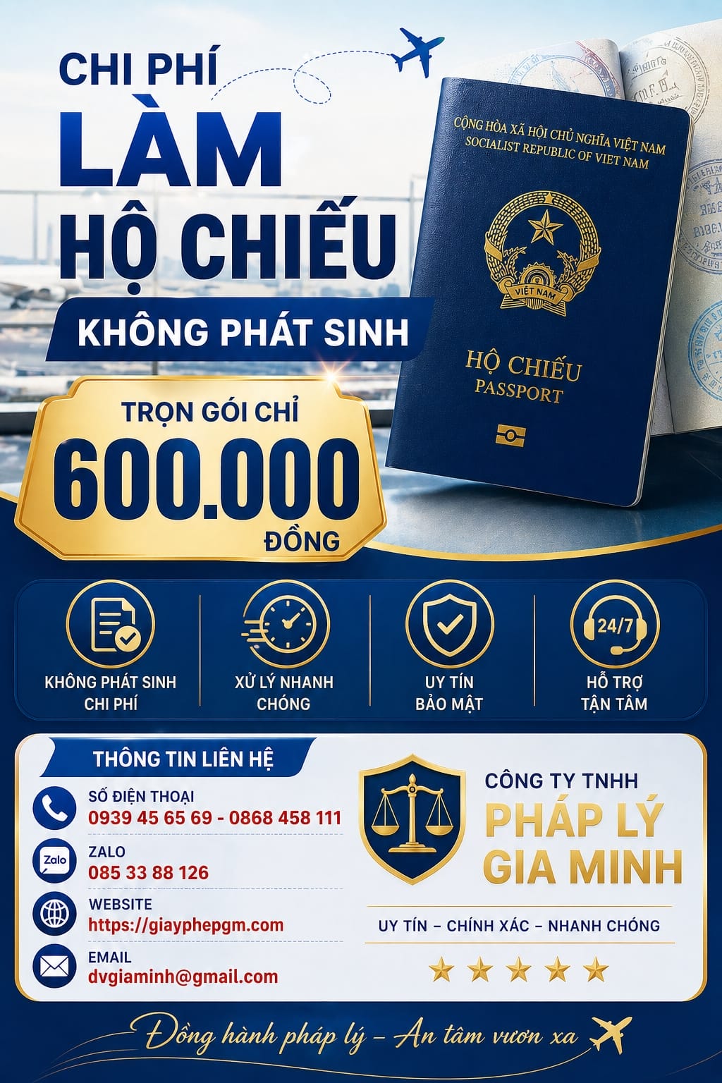 Quy trình cấp passport phổ thông lần đầu