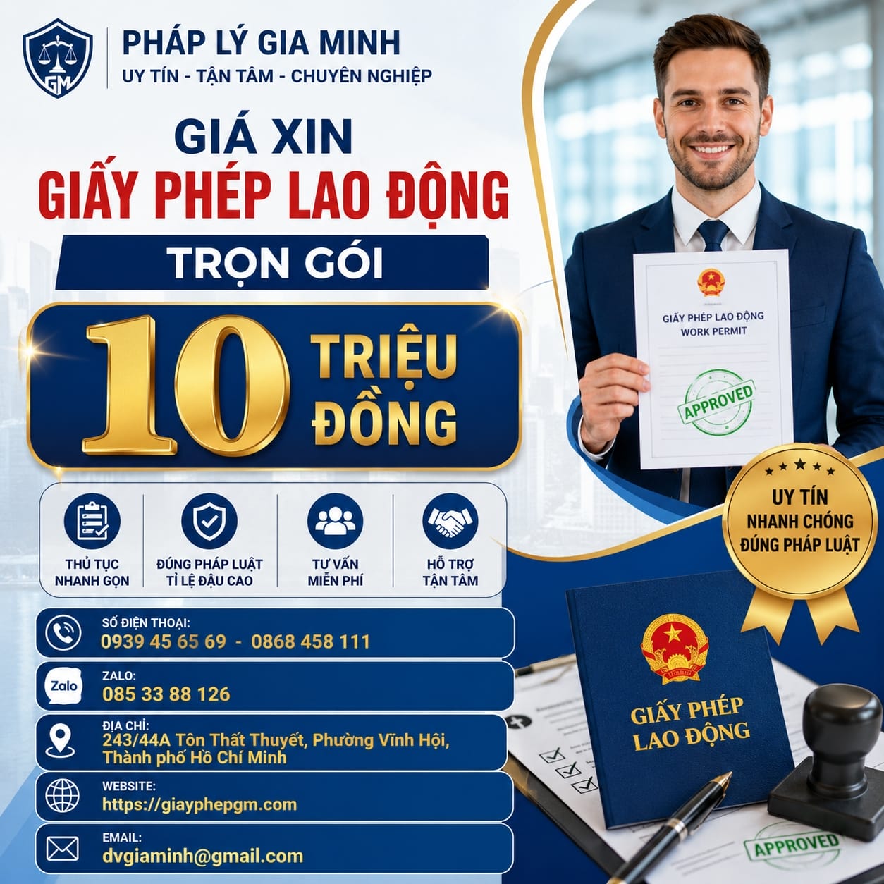 Giấy phép lao động tại Hải Phòng – Thủ tục, hồ sơ và quy trình cấp mới cho người nước ngoài chi tiết nhất 7 Chi phí làm Giấy phép lao động tại Hải Phòng