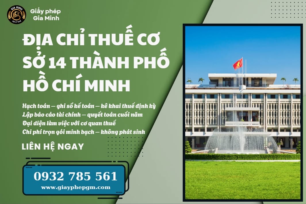 Địa chỉ Thuế cơ sở 14 thành phố Hồ Chí Minh – Thông tin chi tiết & Dịch vụ kế toán hỗ trợ doanh nghiệp