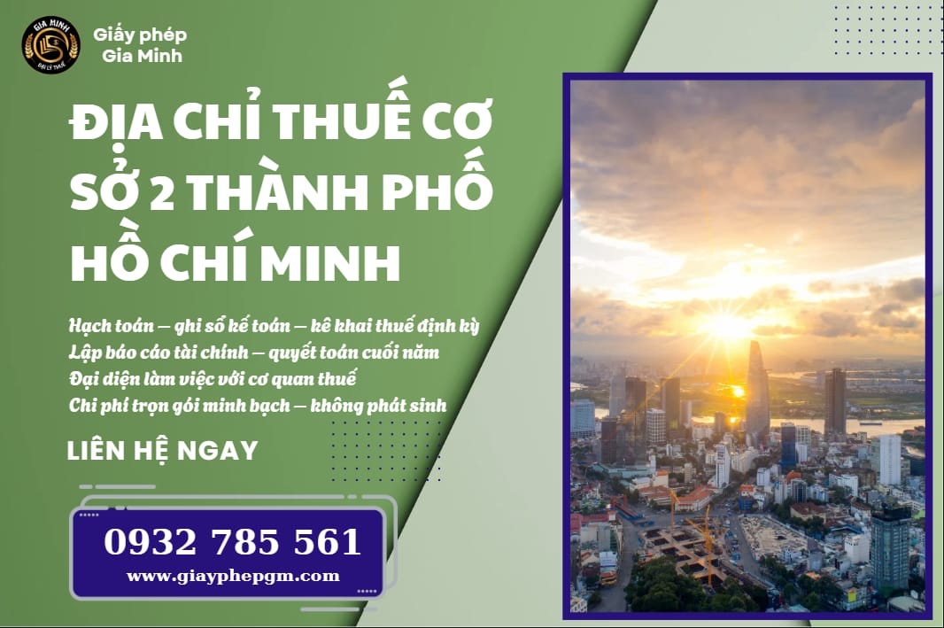 Địa chỉ Thuế cơ sở 2 Thành phố Hồ Chí Minh