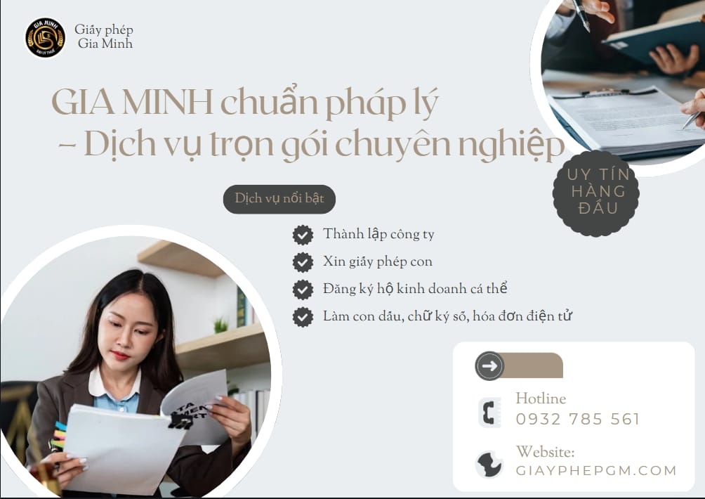 Chuyển hộ kinh doanh lên công ty tại TP.HCM 4 Dịch vụ chuyển hộ kinh doanh lên công ty tại TP.HCM của Gia Minh