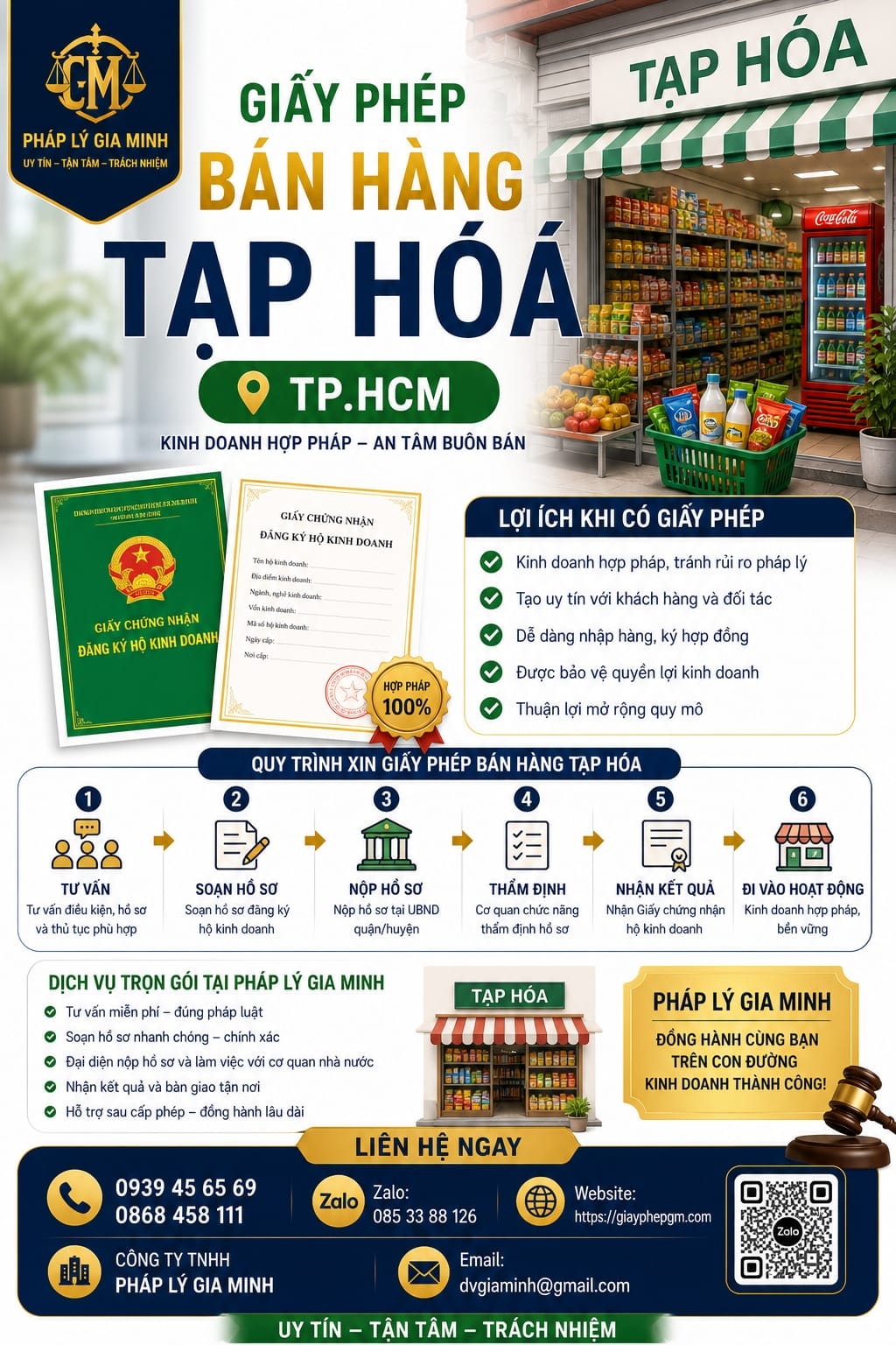 Giấy phép bán hàng tạp hóa TP.HCM