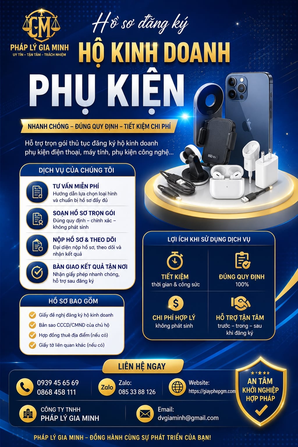 Thành lập hộ kinh doanh phụ kiện thời trang tại TPHCM | Thủ tục, chi phí, kinh nghiệm 10 Hồ sơ đăng ký hộ kinh doanh quần áo
