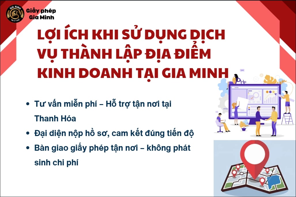 Lợi ích khi sử dụng dịch vụ thành lập địa điểm kinh doanh tại Gia Minh