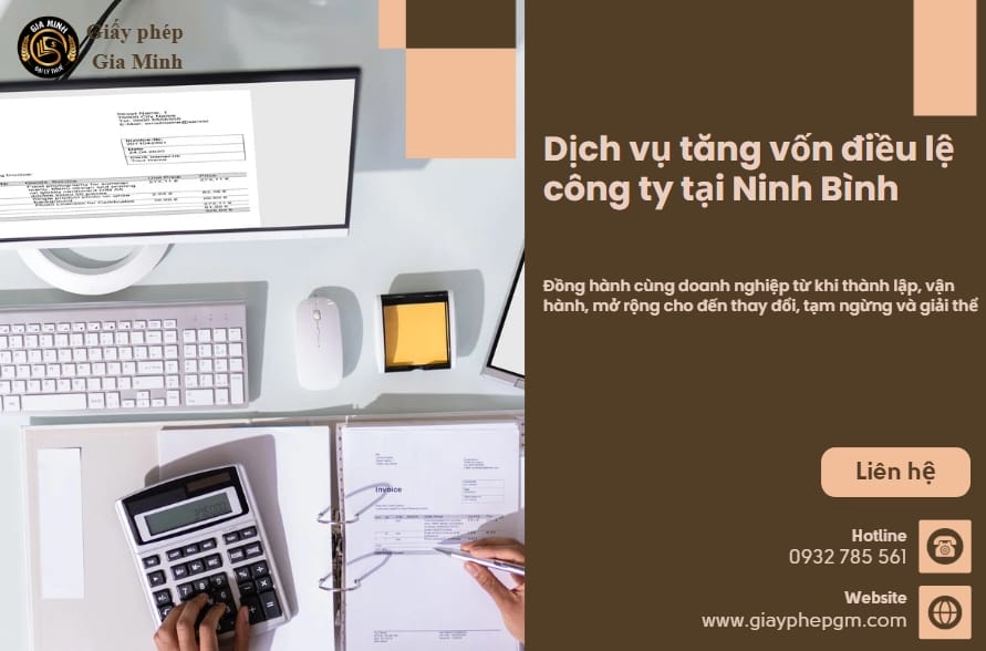Dịch vụ tăng vốn điều lệ công ty tại Ninh Bình uy tín – nhanh chóng