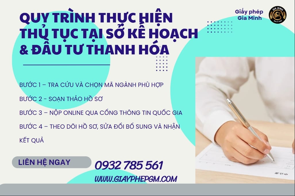 Quy trình thay đổi ngành nghề kinh doanh tại Thanh Hóa