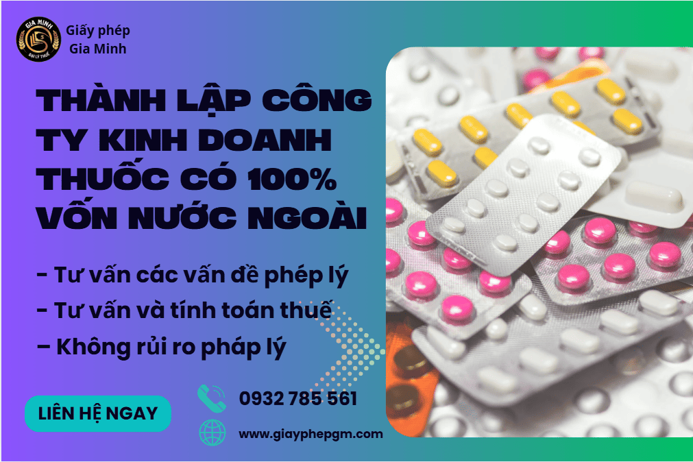 Thành lập công ty kinh doanh thuốc có 100% vốn nước ngoài tại Quảng Trị