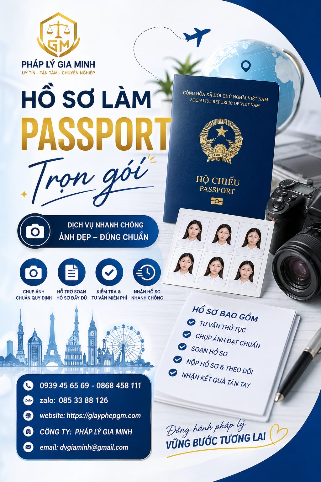 Hồ sơ cấp hộ chiếu online đầy đủ