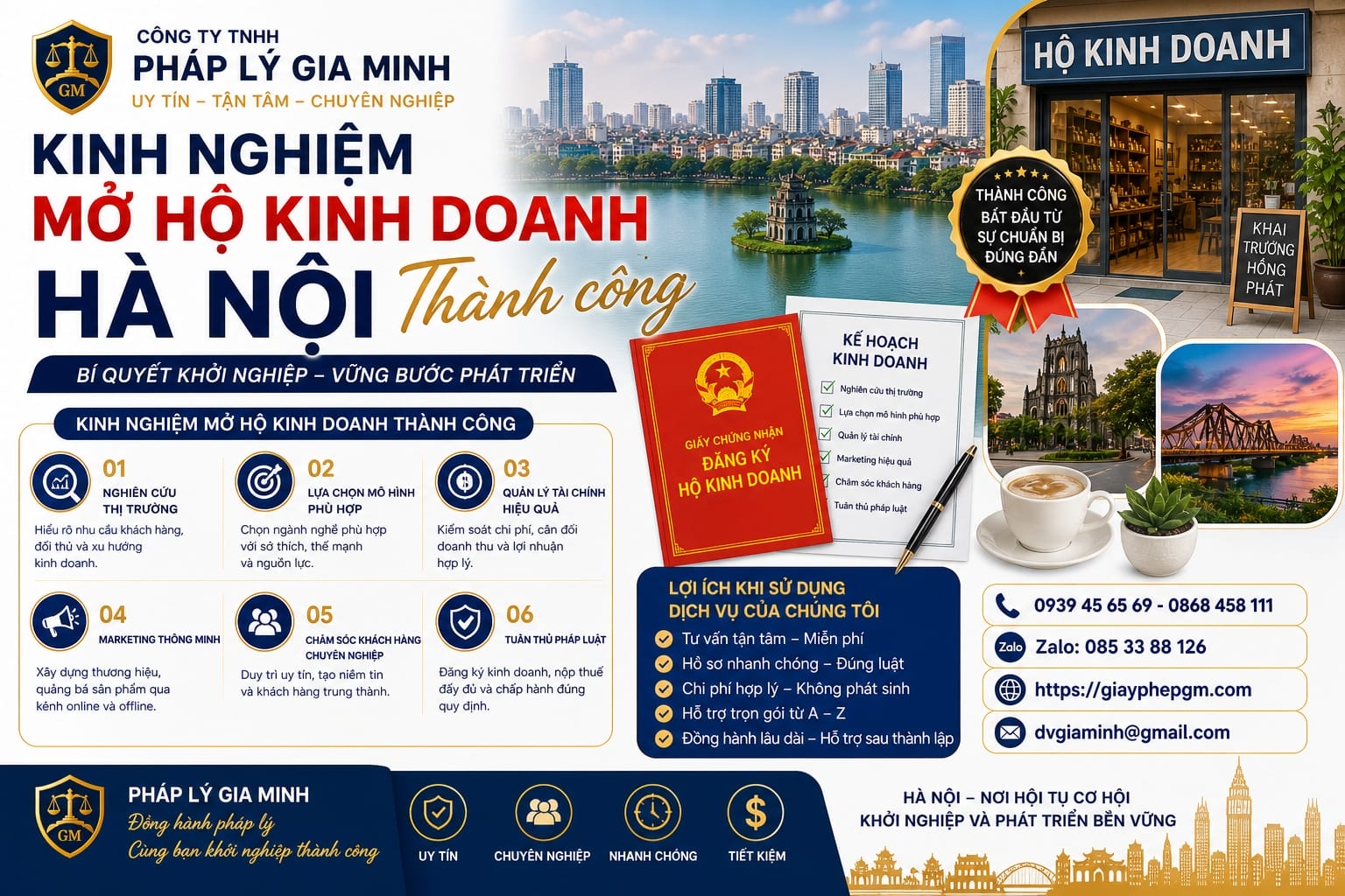 Dịch vụ thành lập hộ kinh doanh Hà Nội – Thủ tục nhanh gọn, đúng luật, chi phí thấp 13 Kinh nghiệm mở hộ kinh doanh Hà Nội thành công