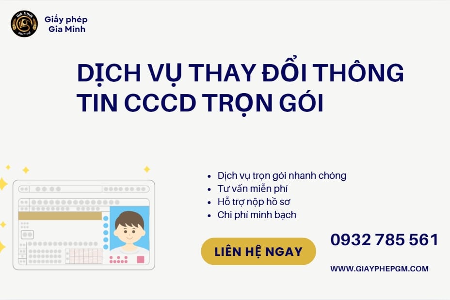 Thay đổi thông tin CCCD nhanh chóng – Hỗ trợ hồ sơ chuẩn, thủ tục đúng quy định