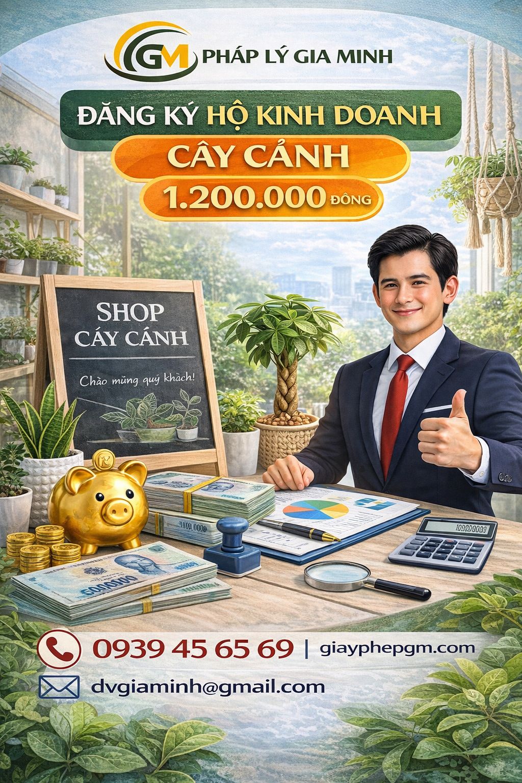 Các bước mở cửa hàng cây cảnh từ A đến Z