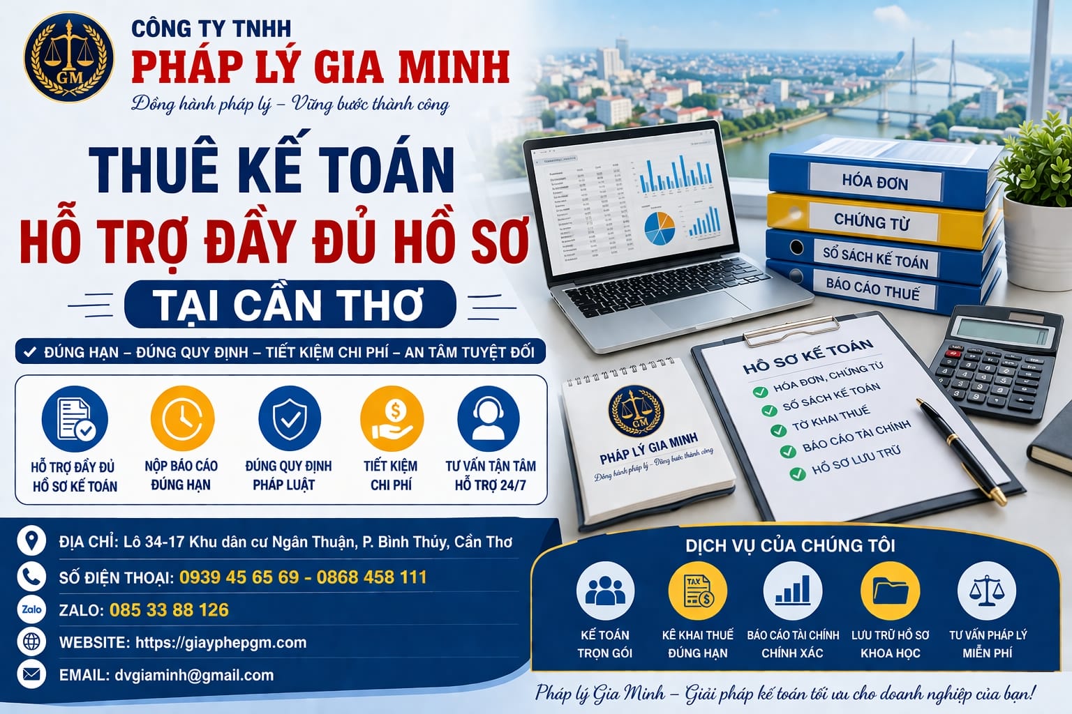 Báo cáo tài chính công ty quảng cáo Cần Thơ