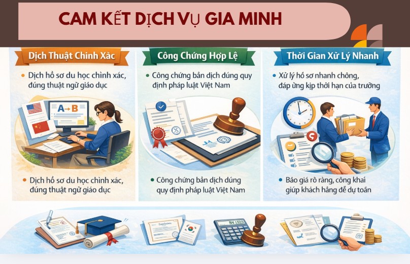 dịch thuật bằng cấp du học
