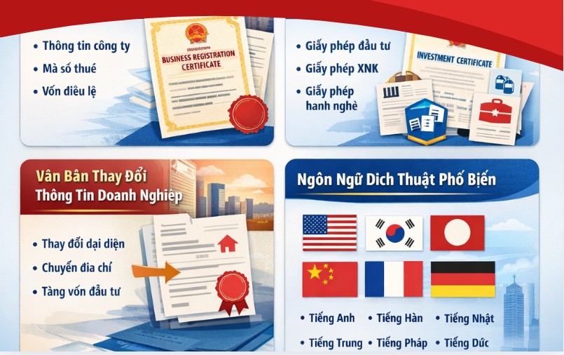 dịch thuật công chứng tài liệu doanh nghiệp quốc tế