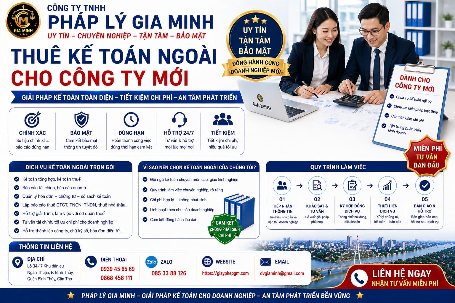 Dịch vụ kế toán cho doanh nghiệp truyền thông Cần Thơ