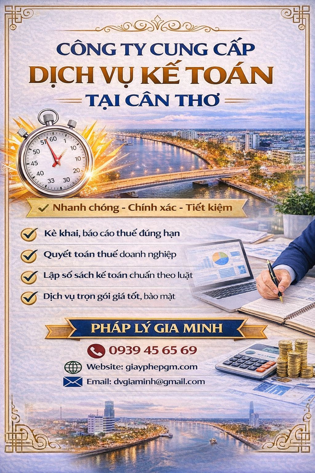 Dịch vụ kế toán cho doanh nghiệp công nghệ chuyên sâu tại Cần Thơ