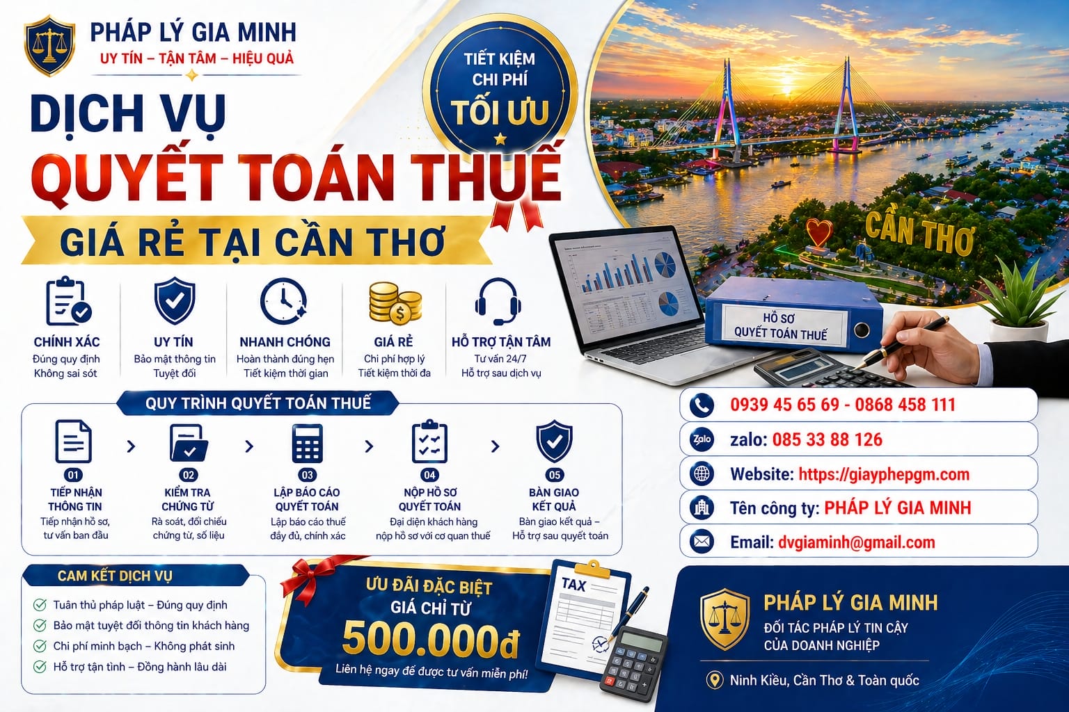 Dịch vụ kế toán công nghệ uy tín hàng đầu tại Cần Thơ
