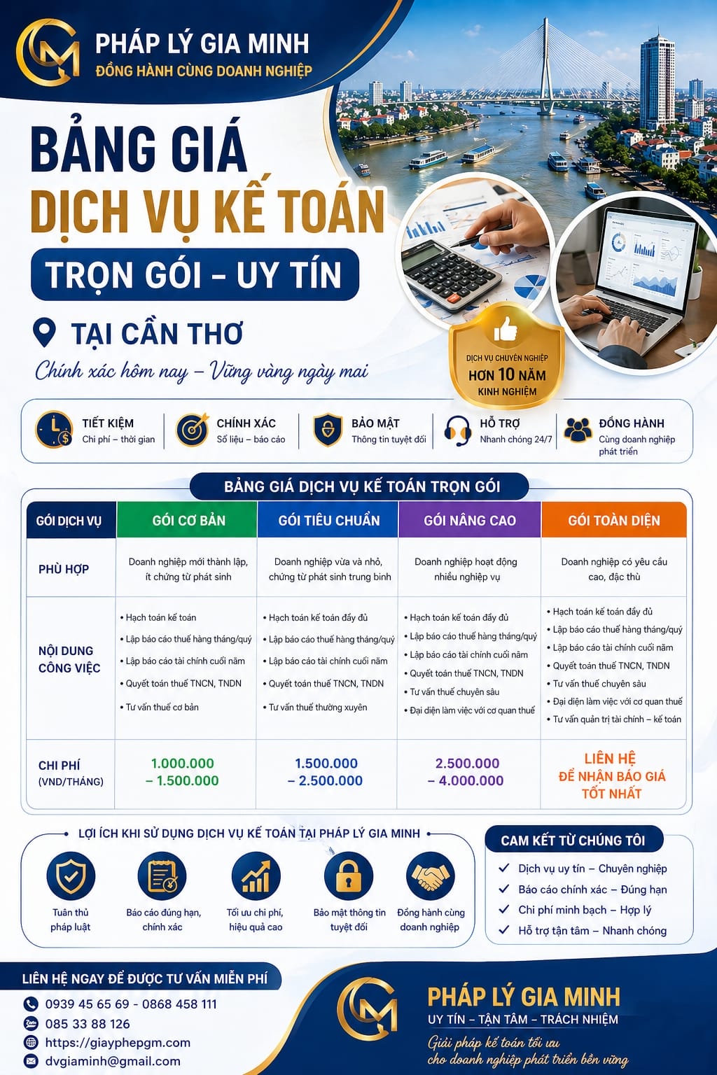 Dịch vụ kế toán cho doanh nghiệp công nghệ tại Cần Thơ chuyên nghiệp