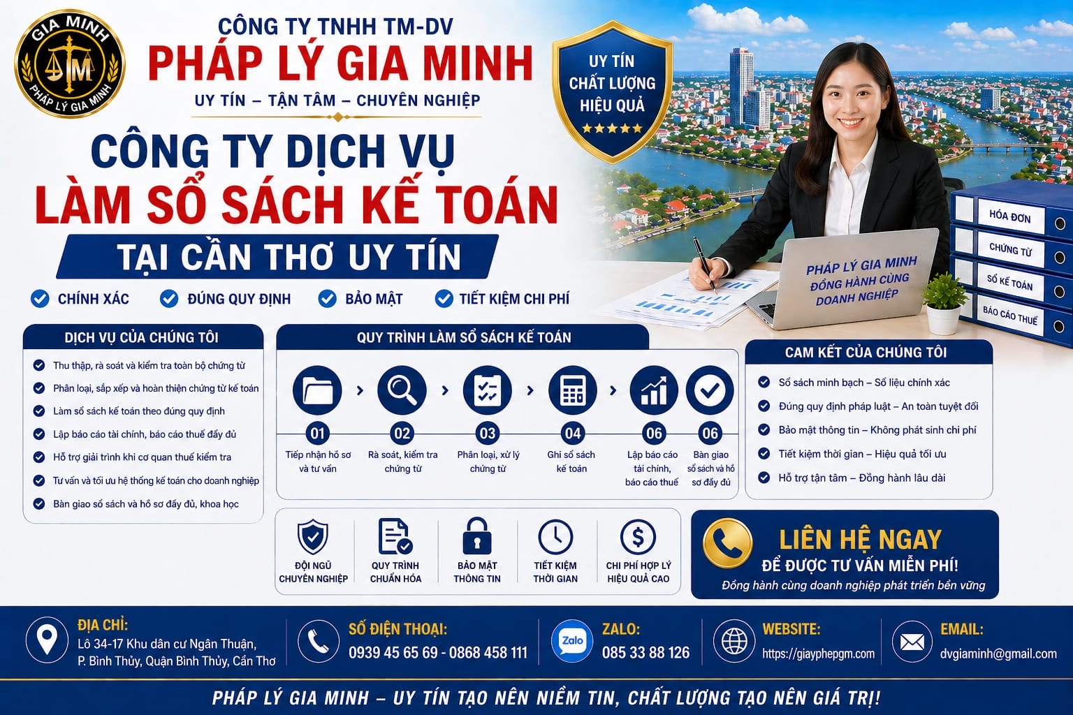 Dịch vụ kế toán trọn gói cho đào tạo nghề Cần Thơ