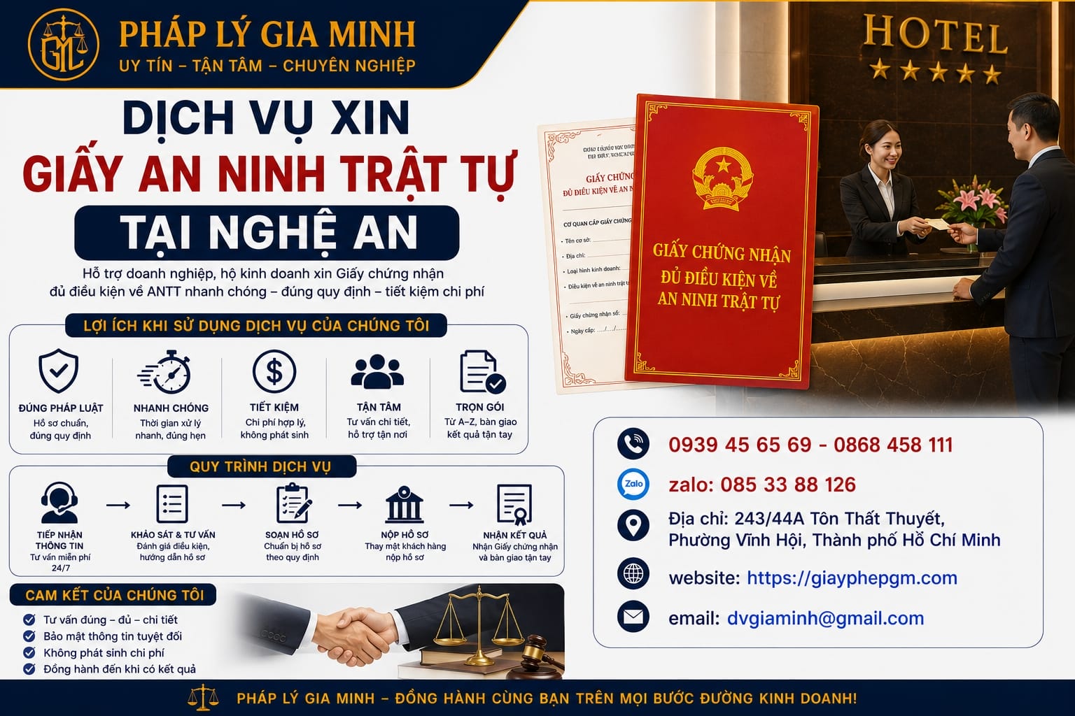 Xin giấy an ninh trật tự tại Nghệ An nhanh và hợp lệ – Hướng dẫn đầy đủ 13 Dịch vụ xin giấy ANTT Nghệ An