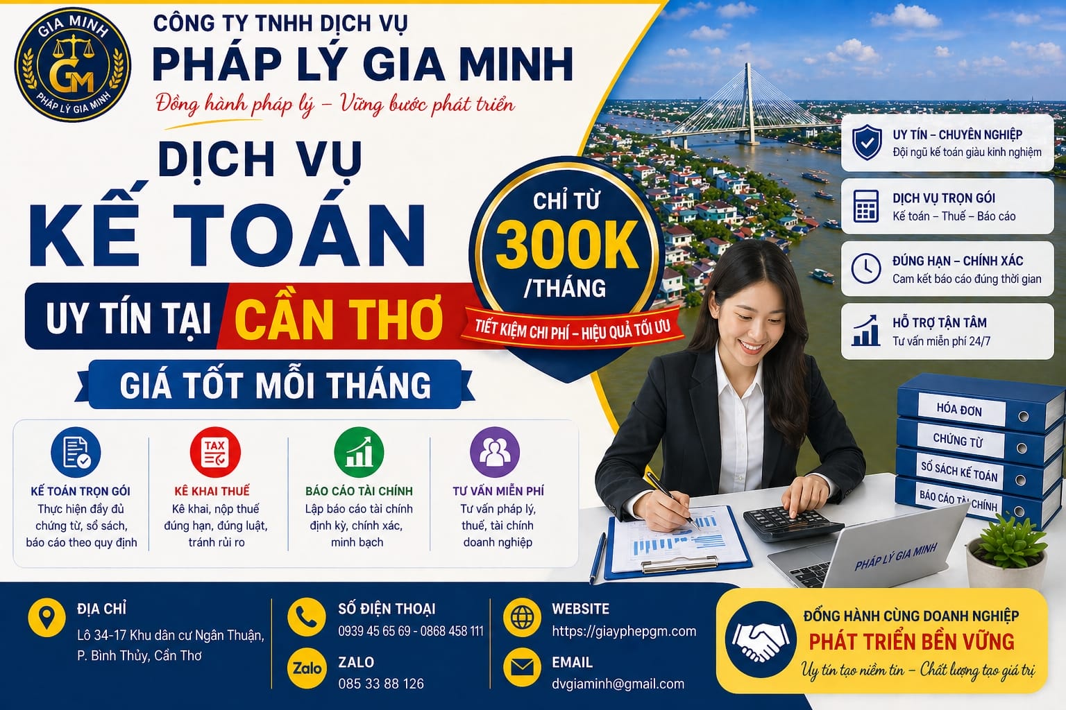 Kế toán thuế công ty marketing Cần Thơ