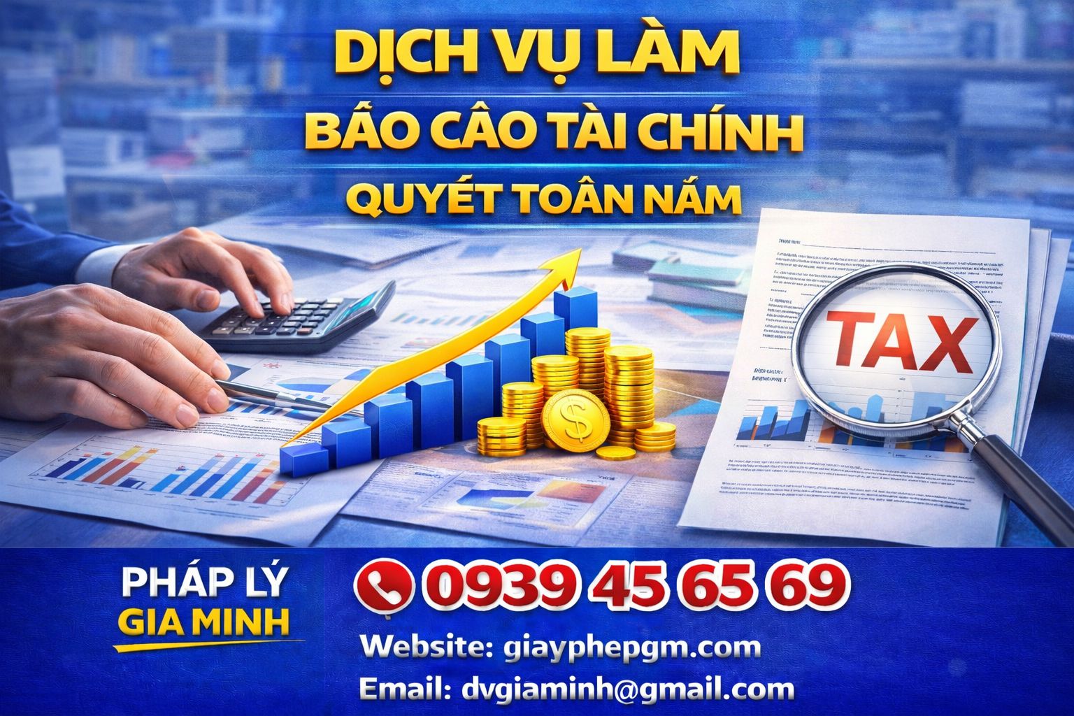 Báo cáo tài chính phục vụ quyết toán thuế TPHCM	