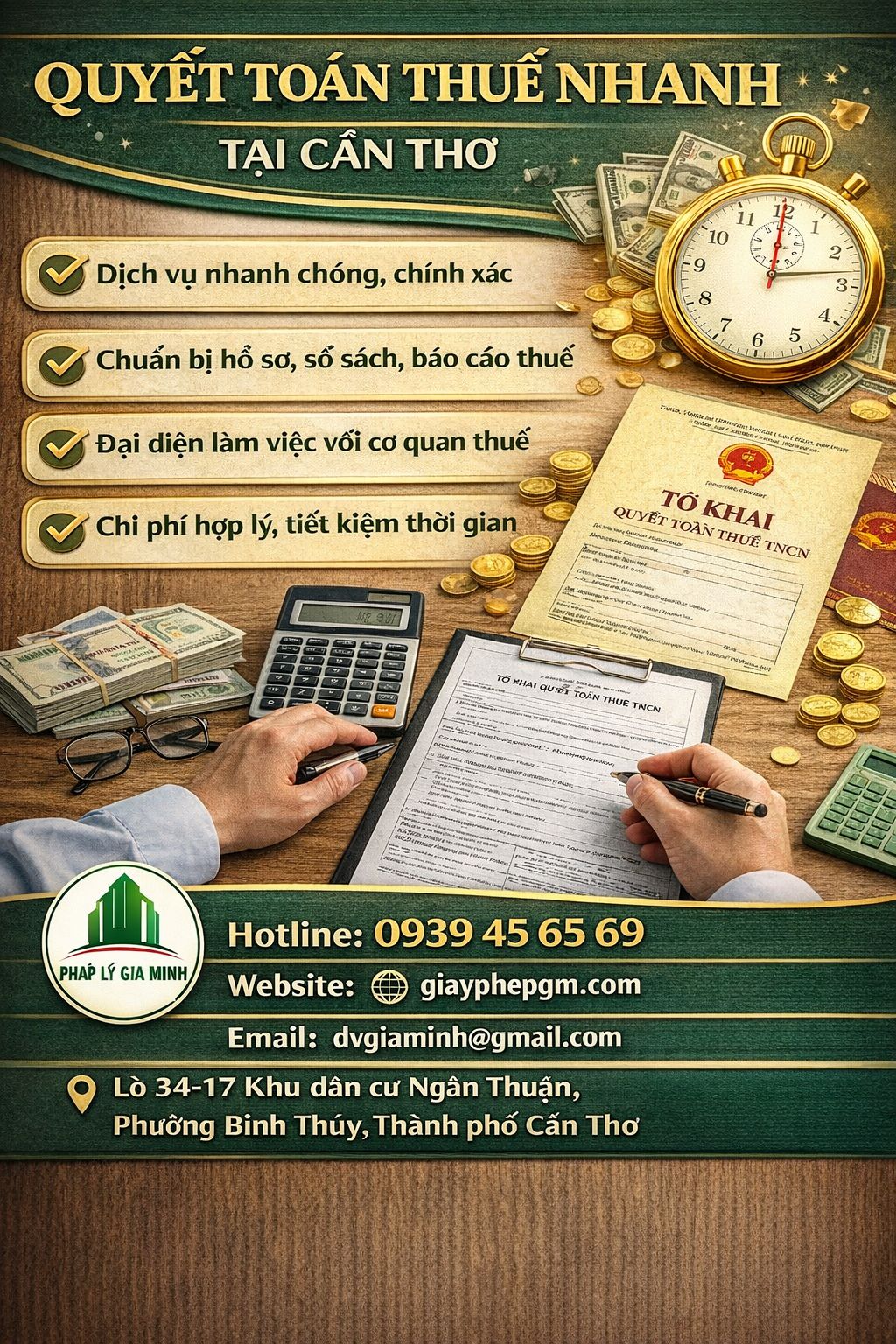 Báo cáo thuế Cần Thơ